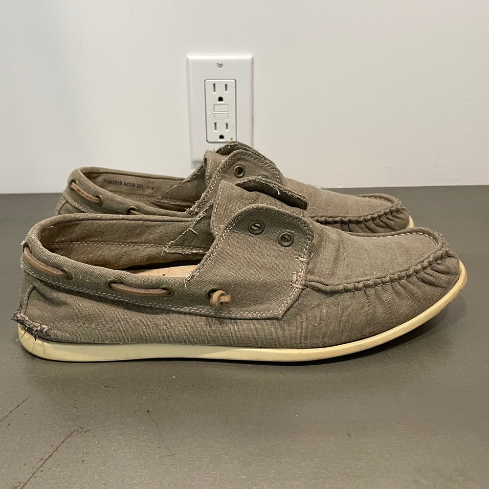 John Varvatos Loafer Boat Deck Shoe Tan/Brown 11